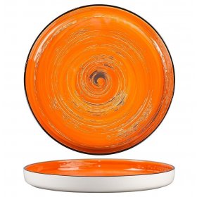 Тарелка 28 х 3,1 см с бортом 3 шт  P.L. Proff Cuisine &quot;Texture Orange Circular&quot; (3шт.) / 318336