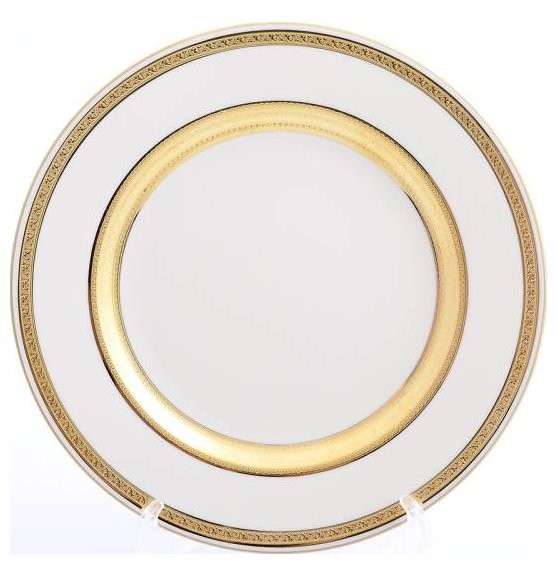 Набор тарелок 27 см 6 шт  Falkenporzellan &quot;Констанц /Двойная золотая лента /9321&quot; крем. / 058214