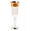 Бокалы для шампанского 150 мл 6 шт  Sonne Crystal &quot;Фелиция /Хрусталь с золотом&quot; / 048181