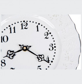 Часы настенные 27 см круглые  Thun "Бернадотт /Платиновый узор" / 021059