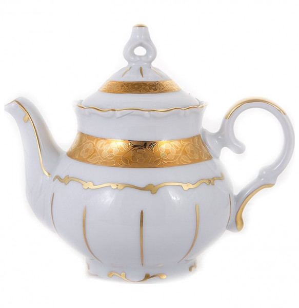 Заварочный чайник 600 мл  Bavarian Porcelain &quot;Мария-Тереза /Золотая матовая лента&quot; / 133244