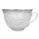 Чайная чашка 330 мл 1 шт  Cmielow &quot;Рококо /Отводка платина&quot; / 131954