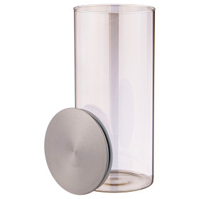 Банка для сыпучих продуктов 9,5 х 27 см 1,7 л  Agness &quot;Smoky&quot; / 244711