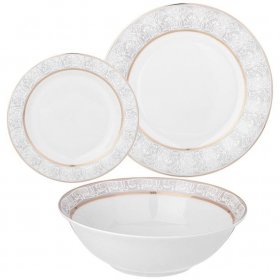 Набор тарелок 18 предметов  LEFARD &quot;Свадебный&quot; / 354349