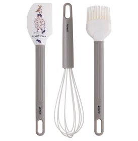 Набор 3 предмета (венчик, лопатка, кисточка)  Agness &quot;Family farm&quot; / 392152