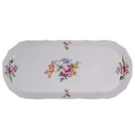 Поднос 37 х 17 см прямоугольный  Thun &quot;Бернадотт /Полевой цветок&quot; / 012471