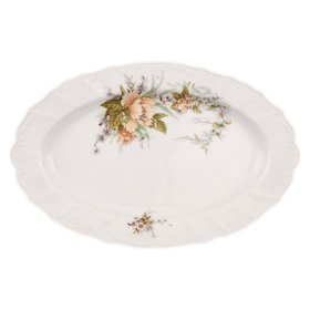 Блюдо 39 см овальное  Thun &quot;Бернадотт /Осенний букет&quot; / 061797