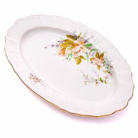 Блюдо 39 см овальное  Thun &quot;Бернадотт /Осенний букет&quot; / 061797