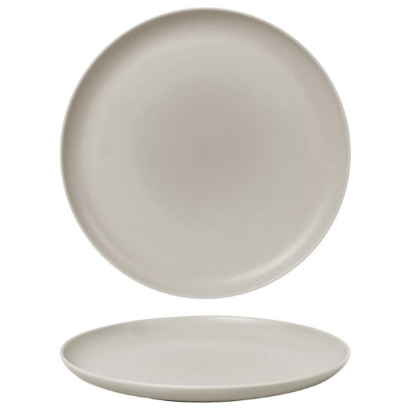 Тарелка 25 cм с бортом 6 шт  P.L. Proff Cuisine &quot;NOBLE /Fine Plus-Light Grey&quot; / 321301