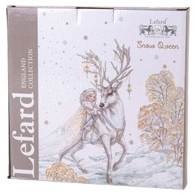 Тарелка 25,5 см 1 шт  LEFARD &quot;снежная королева&quot; / 361014