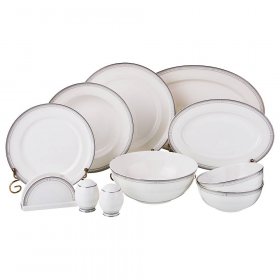 Столовый сервиз на 6 персон 26 предметов (без супника)   LEFARD &quot;грэй&quot; / 189247