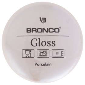 Кружка 400 мл серебристая  Bronco &quot;gloss&quot; (4шт.) / 264139