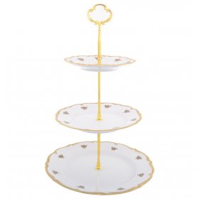 Этажерка 3-х ярусная Chodov "Корона /Золотая роза" / 201752