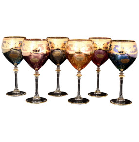 Бокалы для красного вина 6 шт  Art Decor "Сабри /Венециано /Ассорти" / 118280