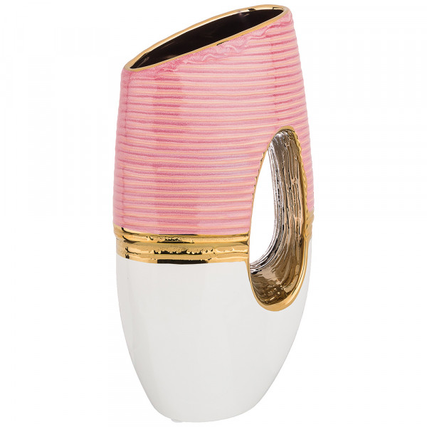 Ваза для цветов 30 см декоративная  LEFARD &quot;Розовая коллекция&quot; / 193088