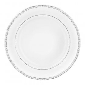Набор тарелок 27 см 6 шт  Leander &quot;Соната /Платиновые цветочки&quot; / 366343