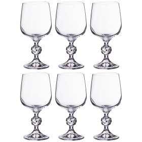 Бокалы для красного вина 230 мл 6 шт  Crystalite Bohemia &quot;Sterna /Клаудия /Без декора&quot; / 118754