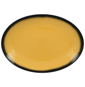 Блюдо 36 см овальное  RAK Porcelain &quot;LEA Yellow&quot; / 318019