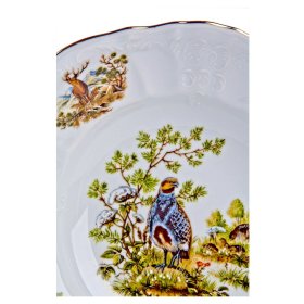 Фруктовница 25 см н/н  Thun &quot;Бернадотт /Охота&quot; / 024742