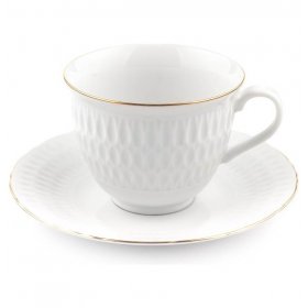 Чайная пара 350 мл  Cmielow &quot;София /Отводка золото&quot; / 296268