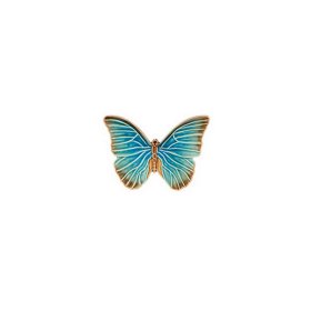 Панно 29 см синее  Bordallo Pinheiro &quot;Бабочка&quot;  / 392426
