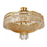 Люстра 12 рожковая потолочная золото  Titania Lux "Титания Люкс" h-47 см, диаметр 70 см, вес 13 кг  / 038177