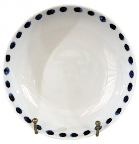 Набор тарелок 20 см 6 шт глубокие  Thun "Том /Синий горошек" / 244932