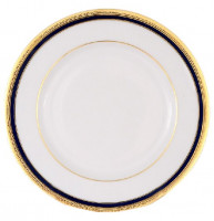 Набор тарелок 21 см 6 шт  Falkenporzellan "Вена /Кобальт с золотом" / 059965