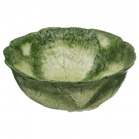 Салатник 27 см зелёный  Annaluma snc &quot;Капуста&quot; / 198778