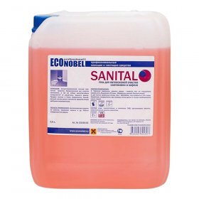 Гель для чистки сантехники и кафеля 5 л  Эклин &quot;Sanital Econobel&quot; / 318072