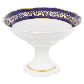 Салатник 23 см н/н  Epiag &quot;Золотой узор /Кобальт&quot; / 212891