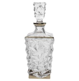 Графин для виски 900 мл  Bohemia Jihlava &quot;Glacier /С платиной&quot; хрусталь Йиглава / 314209