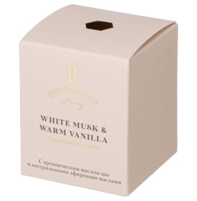 Свеча ароматизированная в стакане 6 х 7,5 см  LEFARD "White musk & warm vanilla" / 348306