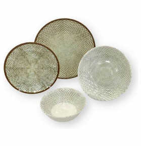 Набор тарелок 24 предмета на 6 персон  O.M.S. Collection "TULU /PORCELAIN SETS /Craft" / 303461