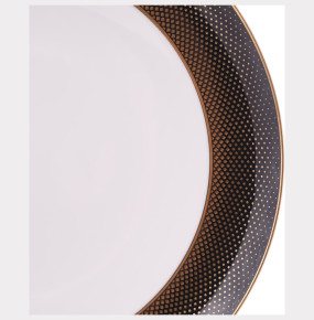 Набор тарелок 27 см 6 шт  Falkenporzellan "Deluxe shape /Rio black gold" / 340675