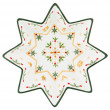 Салатник 17 см Звезда  LEFARD &quot;Christmas Collection /Снежинка зелёная&quot; / 192437