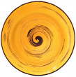 Тарелка 28,5 см глубокая жёлтая  Wilmax &quot;Spiral&quot; / 261611