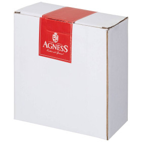 Форма для запекания с крышкой agness bon appetit 1200ml 21.5*19*10 cm / 277994