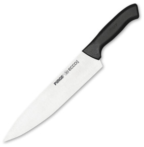 Нож поварской 25 см черная ручка  PIRGE "Ecco" / 321704