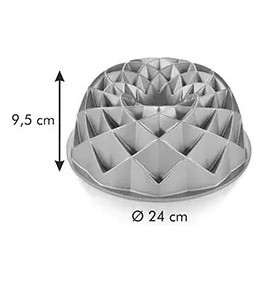 Форма для кекса 24 х 9,5 см высокая Бриллиант  Tescoma "DELÍCIA" / 247511