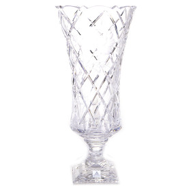 Ваза для цветов 43 см н/н  Arnstadt Kristall &quot;Роза /Без декора&quot; / 231837