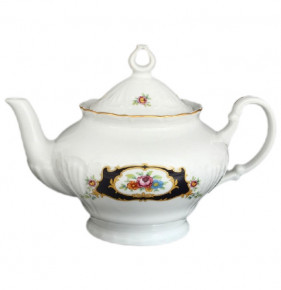 Заварочный чайник 1,2 л  Bohemia Porcelan Moritz Zdekauer 1810 s.r.o. "Лиана /Синеглазка" / 059730