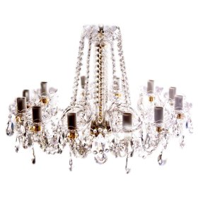 Люстра 12 рожковая хрусталь /золото  Bydzov &quot;Биджов&quot; / 022436