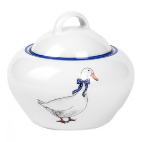 Сахарница 240 мл  Thun &quot;Сапфир /Гуси&quot; / 257639