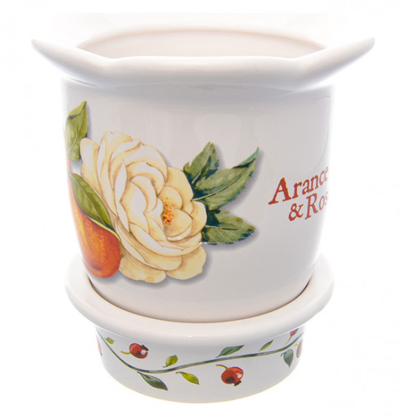 Подставка для столовых приборов 14,5 см  Artigianato Ceramico by Caroline &quot;Artigianato ceramico /Апельсин и роза&quot; / 228417