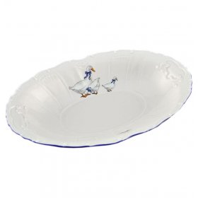 Блюдо 26 см овальное  Leander &quot;Мэри-Энн /Гуси&quot; / 157448