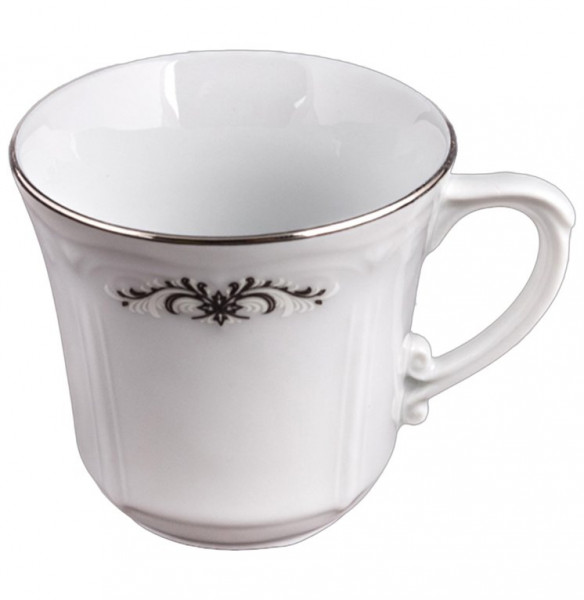 Чайная чашка 250 мл 1 шт  Cmielow &quot;Камелия /Серый орнамент&quot; / 109732