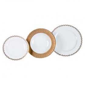 Набор тарелок 18 предметов (19, 23, 25 см)  Leander &quot;Сабина /Восточное плетение&quot; / 159113