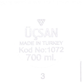 Набор контейнеров (700 мл, 1,3 л) 2 шт салатовые  Ucsan Plastik &quot;Ucsan&quot; / 296210