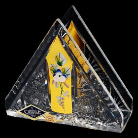 Салфетница 14,5 см  Aurum Crystal &quot;Хрусталь с золотом&quot; / 033521